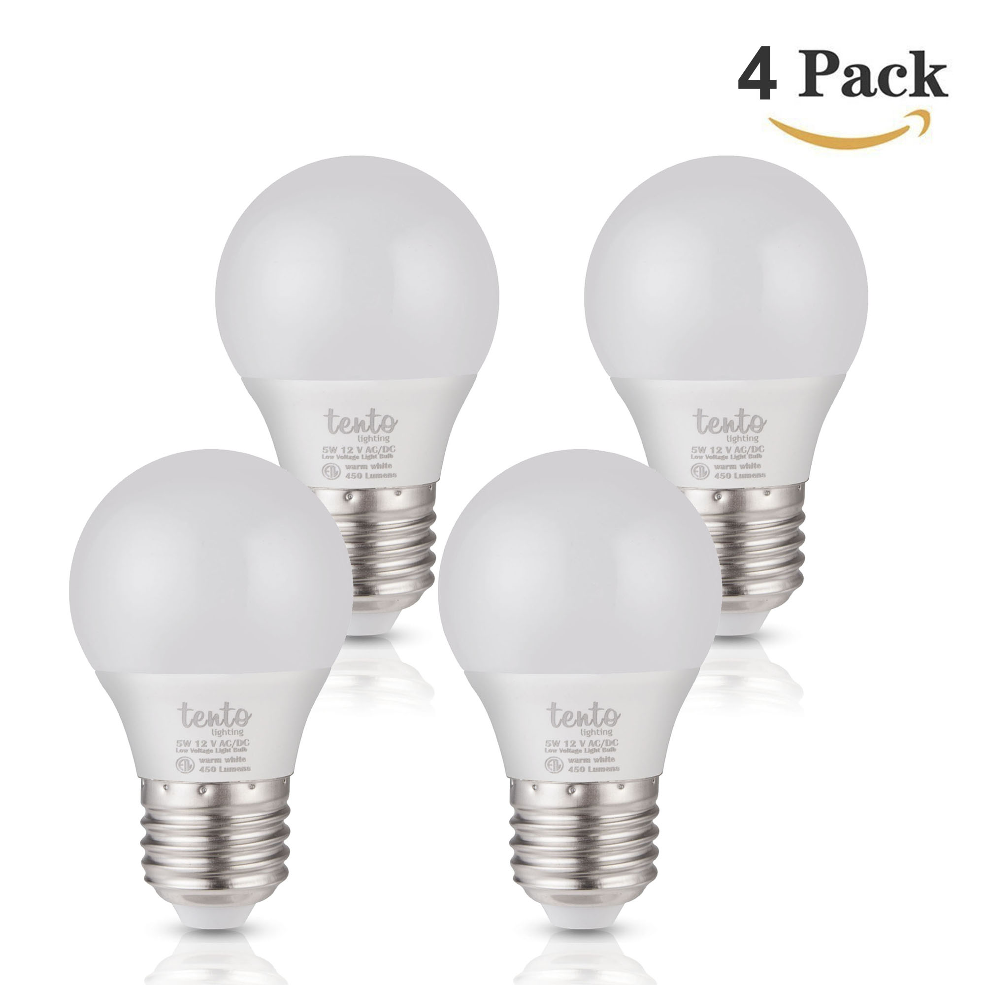 Low Voltage LED Bulb 12v 5 Watts E26 Tento Lighting